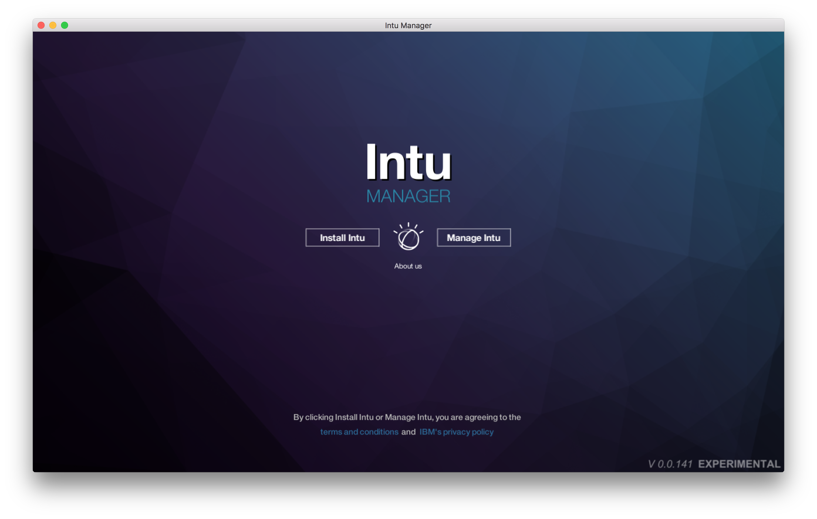 IBM Watson Intu - app-install