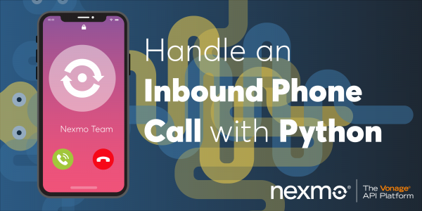 Handle an Inbound Phone Call with Python