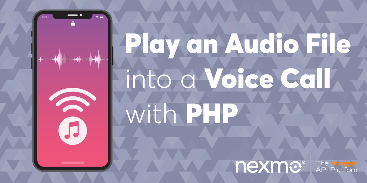 Play an Audio File into a Voice Call with PHP