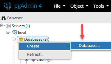 Create database